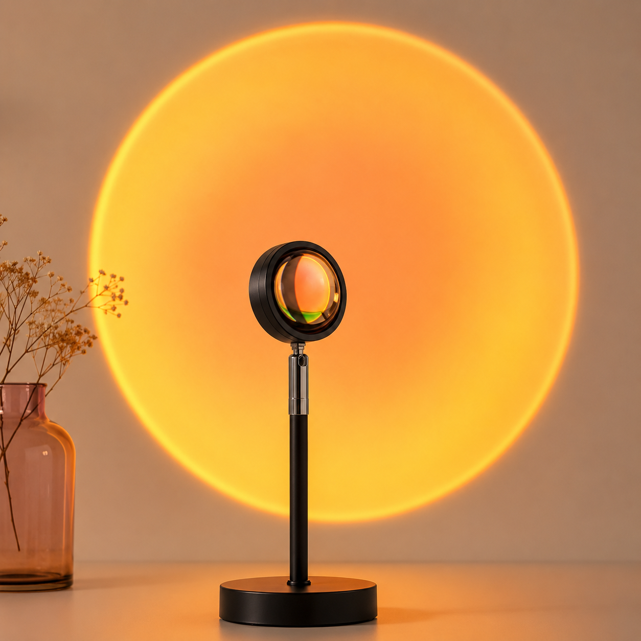 Golden Hour Sunset Projector