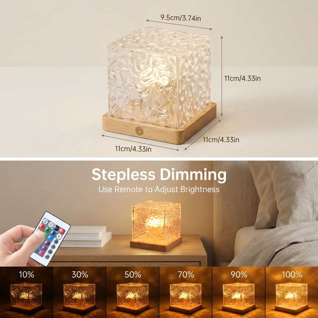 Crystal Ripple Lamp